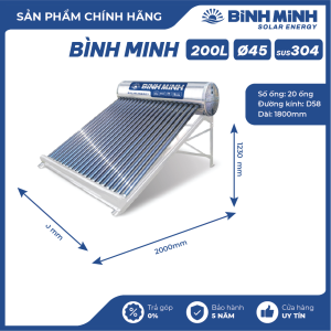 Máy Nước Nóng Bình Minh 200l