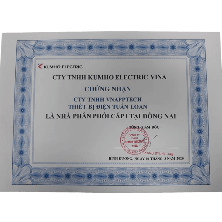 Chứng nhận đại lý
