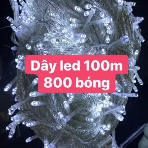 Dây led chớp Noel màu trắng 100m